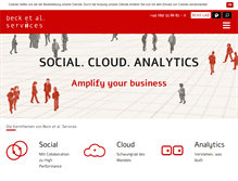 Tablet Screenshot of bea-services.de