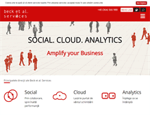 Tablet Screenshot of bea-services.ro